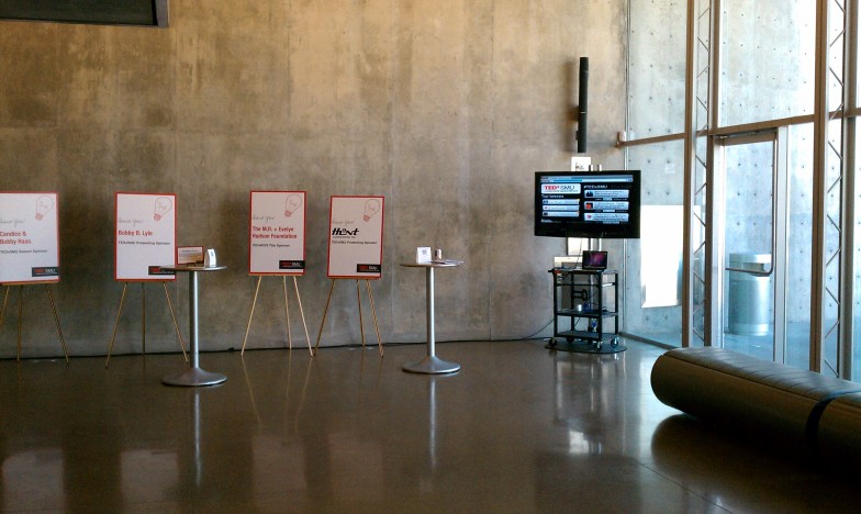 Wall Of Tweets at TEDx event