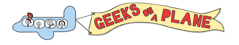 Geeks On A Plane logo