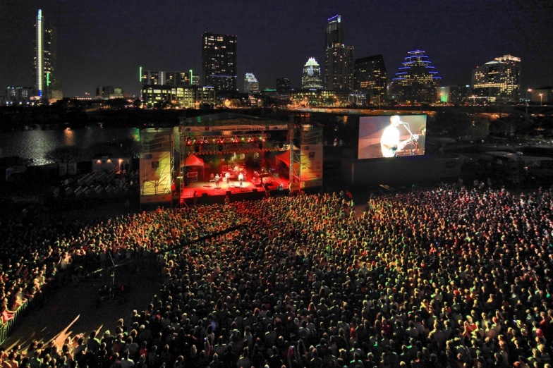 SXSW 2012 Auditorium Shores (Photo by: Extreme Airshots)