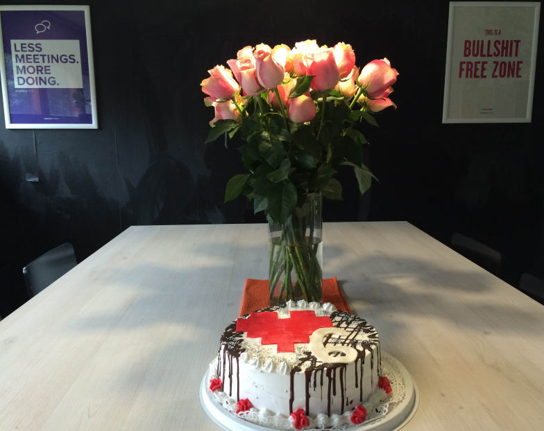 UX Passion's Birthday Cake